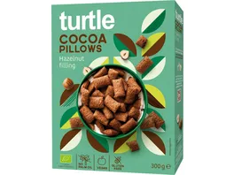 Turtle Bio Cocoa Pillows Hazelnut glutenfrei