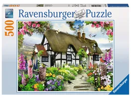 Ravensburger Puzzle Vertraeumtes Cottage 500 Teile