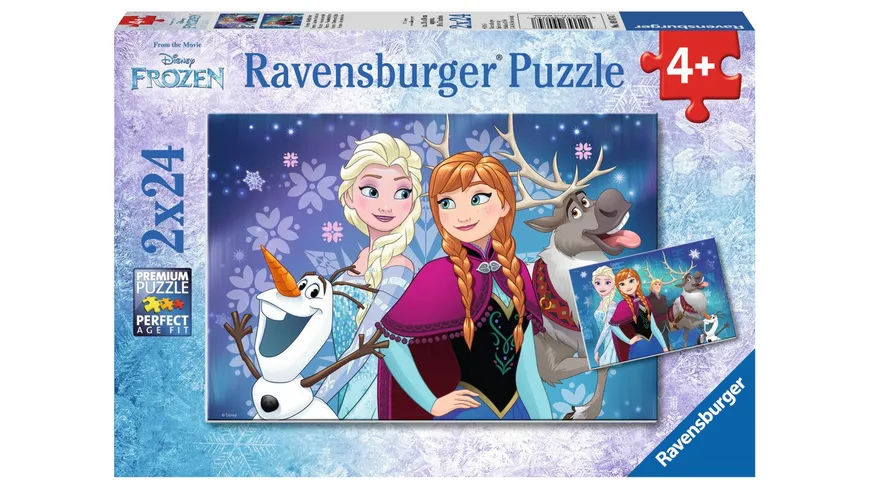 Ravensburger Puzzle - Frozen - bestellen | Teile MÜLLER 2x24 online Nordlichter, Österreich