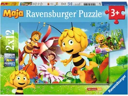 Ravensburger Puzzle Biene Maja auf der Blumenwiese 2x12 Teile
