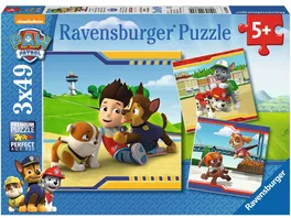 Ravensburger Puzzle Helden mit Fell 3x49 Teile