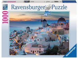 Ravensburger Puzzle Abend ueber Santorini 1000 Teile