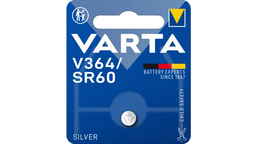 VARTA SILVER Coin V364/SR60 Blister 1