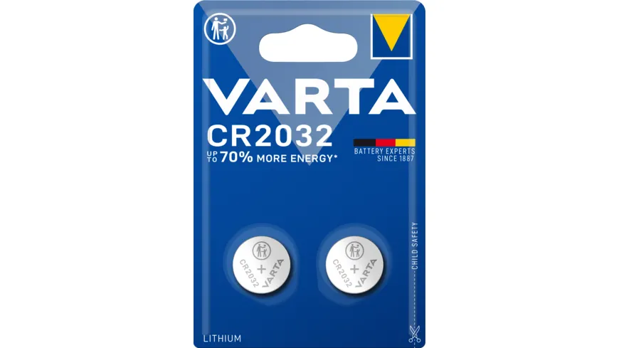 VARTA CR2032 LITHIUM Coin Blister 2