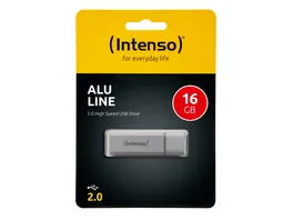 Intenso USB Stick Alu Line 16 GB Silber