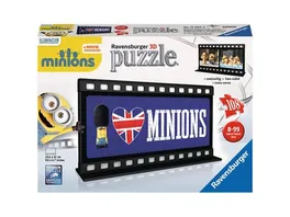 Ravensburger Puzzle 3D Puzzles Filmstreifen Minion British 108 Teile