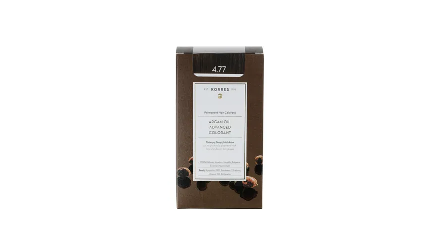 KORRES Argan Oil Advanced Colorant Dark Chocolate 4.77
