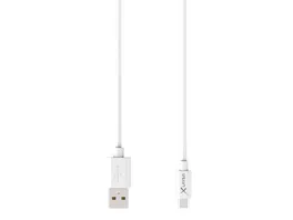 Xlayer Kabel PREMIUM Micro USB Sync Charge Kabel White 1 20m