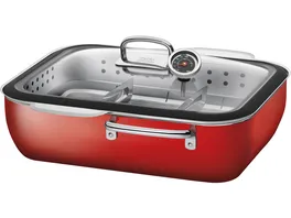Silit Dampfgarer mit Deckel ecompact Energy Red 34 cm