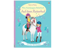 Buch Usborne Verlag Mein Anziehpuppen Stickerbuch Auf dem Reiterhof