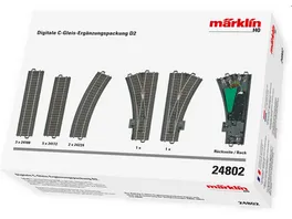 Maerklin 24802 Digitale C Gleis Ergaenzungspackung D2 H0