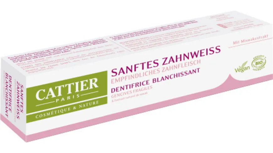 CATTIER Sanftes Zahnweiss 75 ml