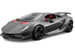 Bburago 1 24 Lamborghini Sesto Elemento grau metallic