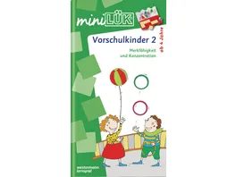 miniLUeK Kindergarten Vorschule Vorschulkinder 2 Merkfaehigkeit und Konzentration fuer Kinder von 4 6 Jahren