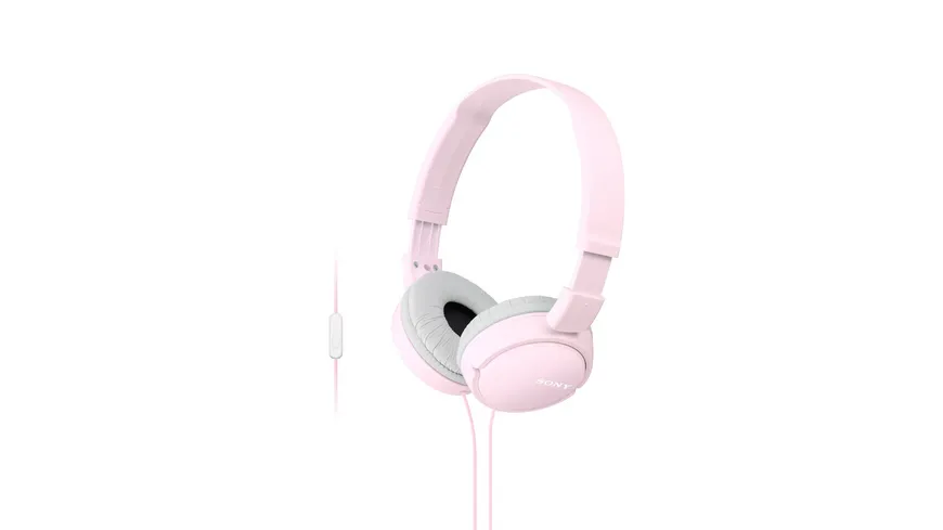 Sony On Ear MDRZX110APP.CE7 -Faltbarer Einstiegskopfhörer mit Headsetfunktion; Pink