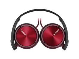 Sony On Ear MDRZX310R AE Ein echter Allrounder Zusammenfaltbares Design rot