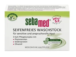 sebamed Seifenfreies Waschstueck Olive