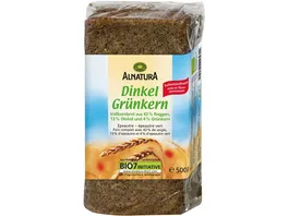 Alnatura Dinkel Gruenkern Brot 500G
