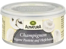 Alnatura Vegane Pastete auf Hefe Basis Champignon