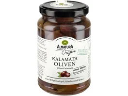 Alnatura Bio Origin Kalamata Oliven ohne Stein Origin