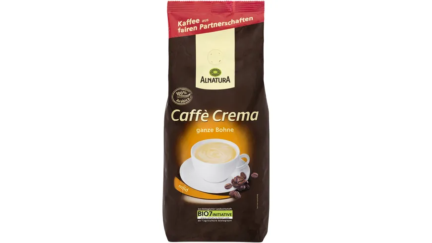 Alnatura Caffè Crema, ganze Bohne, 1000g