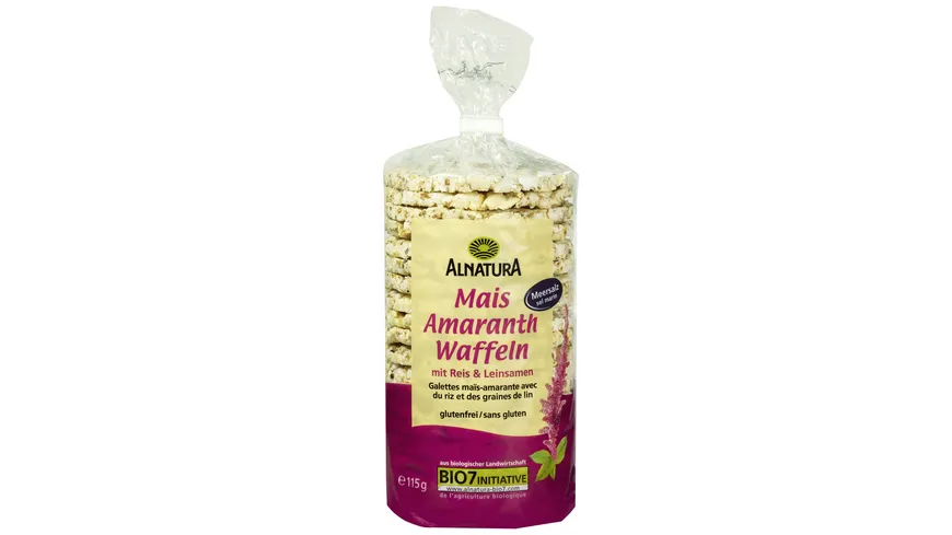 alnatura mais amaranth waffeln 115g online bestellen mÜller