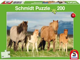 Schmidt Spiele Puzzle Pferdefamilie 200 Teile
