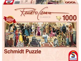 Schmidt Spiele Puzzle Panoramapuzzle 100 Jahre Film 1000 Teile