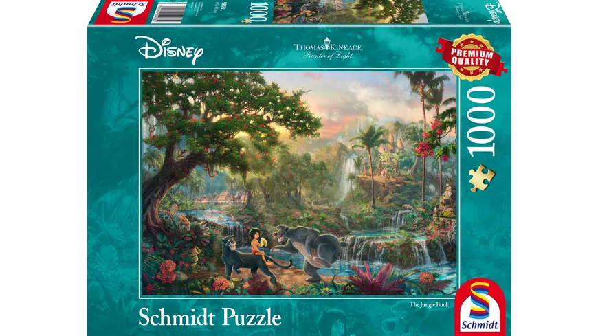 Schmidt Spiele Disney The Jungle Book Puzzle Erwachsenenpuzzle 1000 Teile 59473 