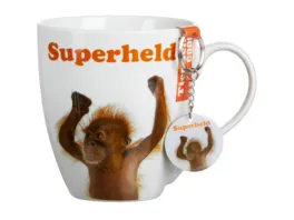 Ritzenhoff Breker Kaffeebecher mit Schluesselanhaenger Superheld