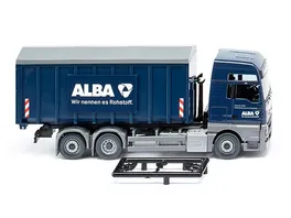 Wiking Abrollcontainer Meiller MAN TGX Euro 6 Alba