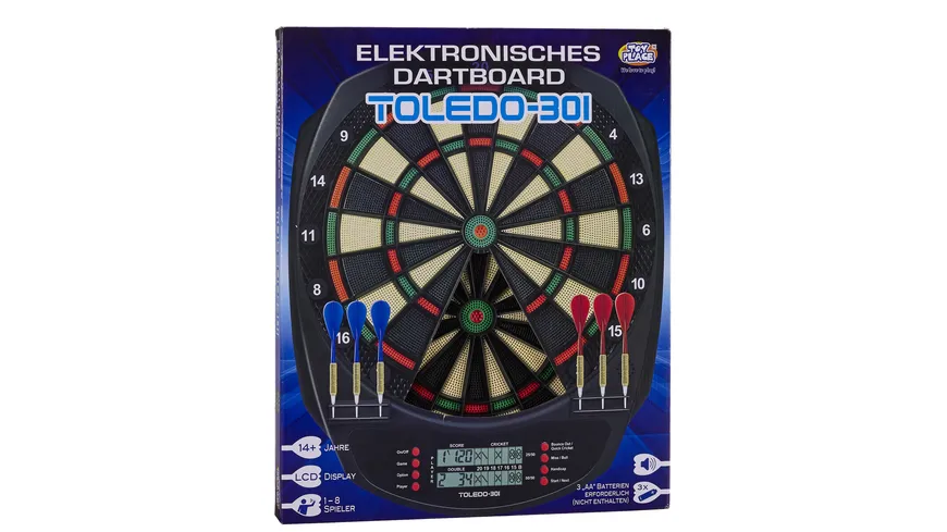 licht wedstrijd Onhandig Müller - Toy Place - Elektronisches Dartboard Toledo-301 online bestellen |  MÜLLER