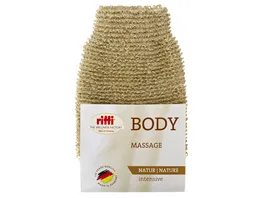riffi BODY SHAPE Massage Handschuh INTENSIV NATUR