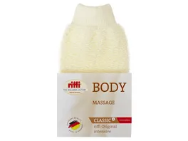 riffi BODY SHAPE Massage Handschuh INNOVATION INTENSIV CLASSIC in der Farbe Ecru