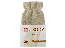 riffi BODY Massage Handschuh Intensiv Natur