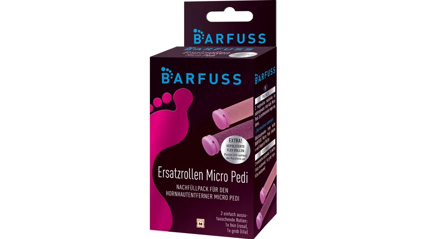 BARFUSS Flexrollen Micro Pedi 2 Stück