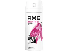 Axe Bodyspray Anarchy for Her ohne Aluminiumsalze 150 ml Dose