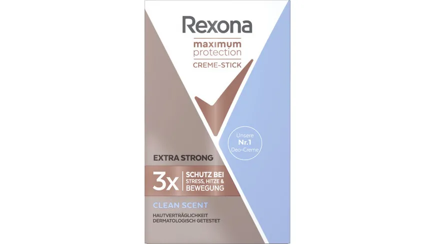 Rexona Deo Creme Deodorant Antitranspirant Maximum Protection Clean Scent 45 ml