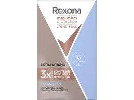 Rexona Deo Creme Deodorant Antitranspirant Maximum Protection Clean Scent 45 ml