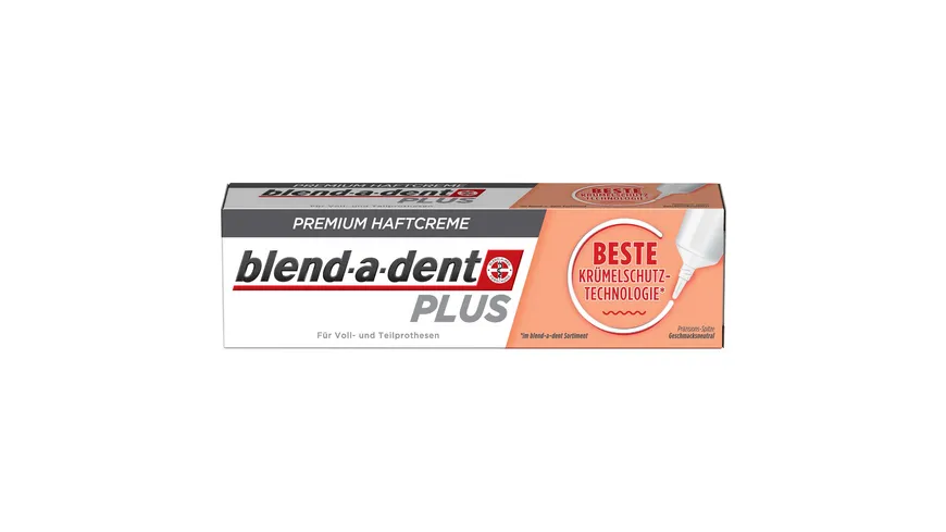 Blend-A-Dent PREMIUM Haftcreme BESTE Krümelschutz 40g