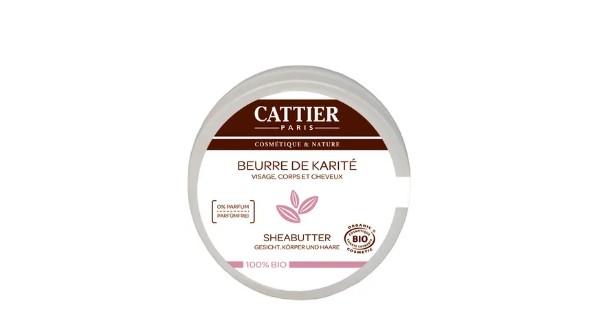 CATTIER Sheabutter 100% biologisch 100 g