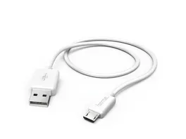 Hama Lade Datenkabel Micro USB 1 4 m Weiss