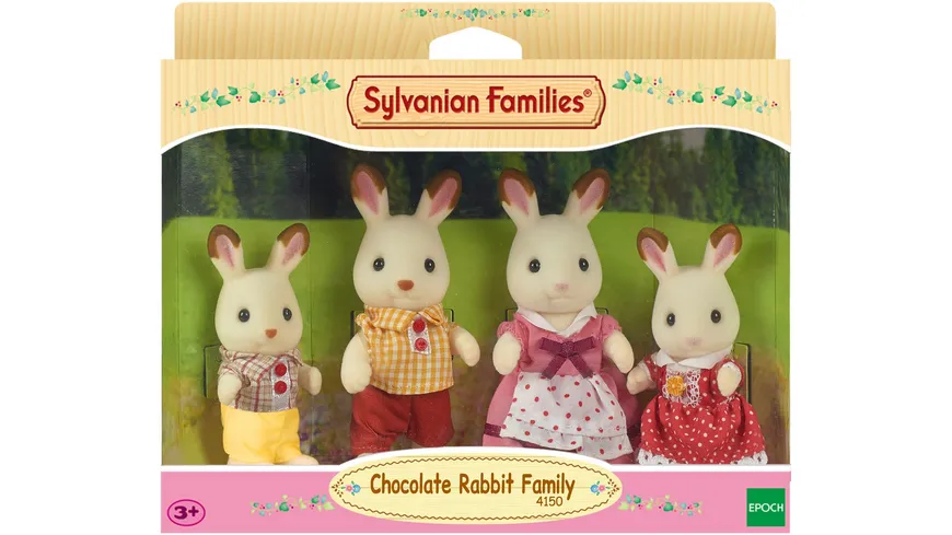 Sylvanian Families - Schokoladenhasen Familie Löffel, Puppen