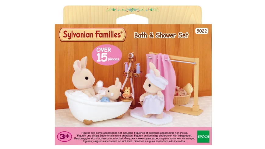 Sylvanian Families - Bad und Dusch Set, ohne Figuren