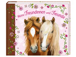 Coppenrath Verlag Meine Freundinnen und Freunde Eintragbuch Pferdefreunde