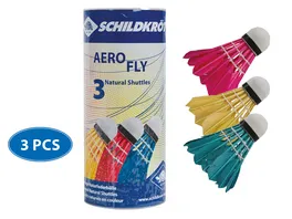 Schildkroet Badminton Ball Aero Fly 3er Dose farbig gemischt