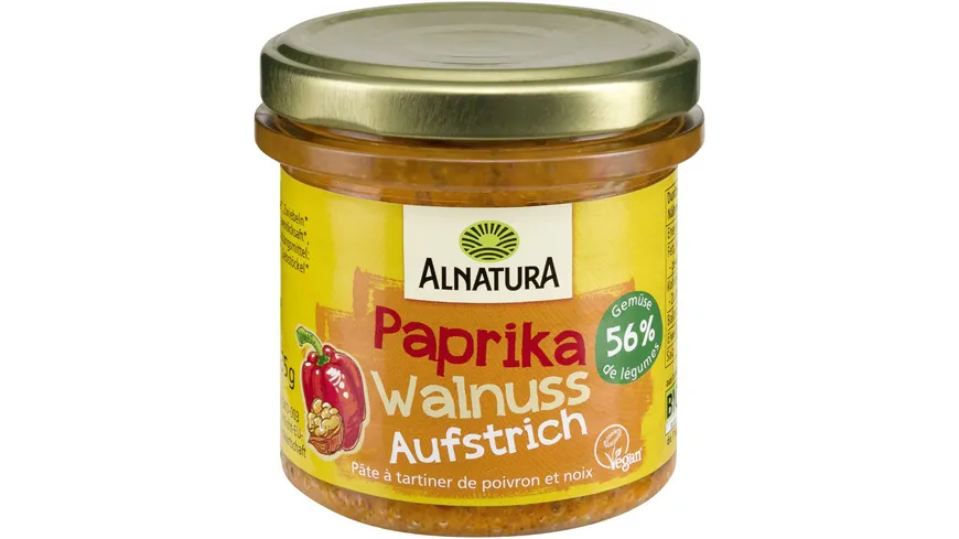 Alnatura Brotaufstrich Gartengemüse: Paprika-Walnuss online bestellen ...