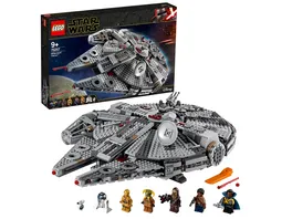 LEGO Star Wars 75257 Millenium Falcon Raumschiff Set mit Minifiguren