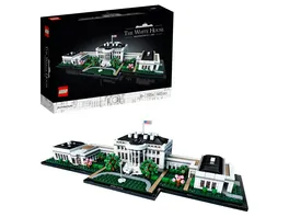 LEGO Architecture 21054 Das Weisse Haus Modellbausatz fuer Erwachsene