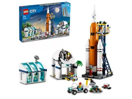 LEGO City 60351 Raumfahrtzentrum Weltraum Spielzeug ab 7 Jahre